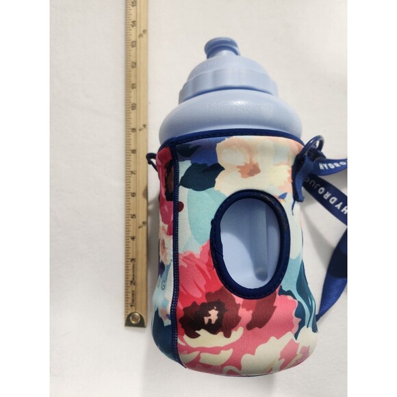 Grey Hydrojug 73OZ With Floral Sleeve And Strap Sports Hydration Water Jug - Picture 6 of 6